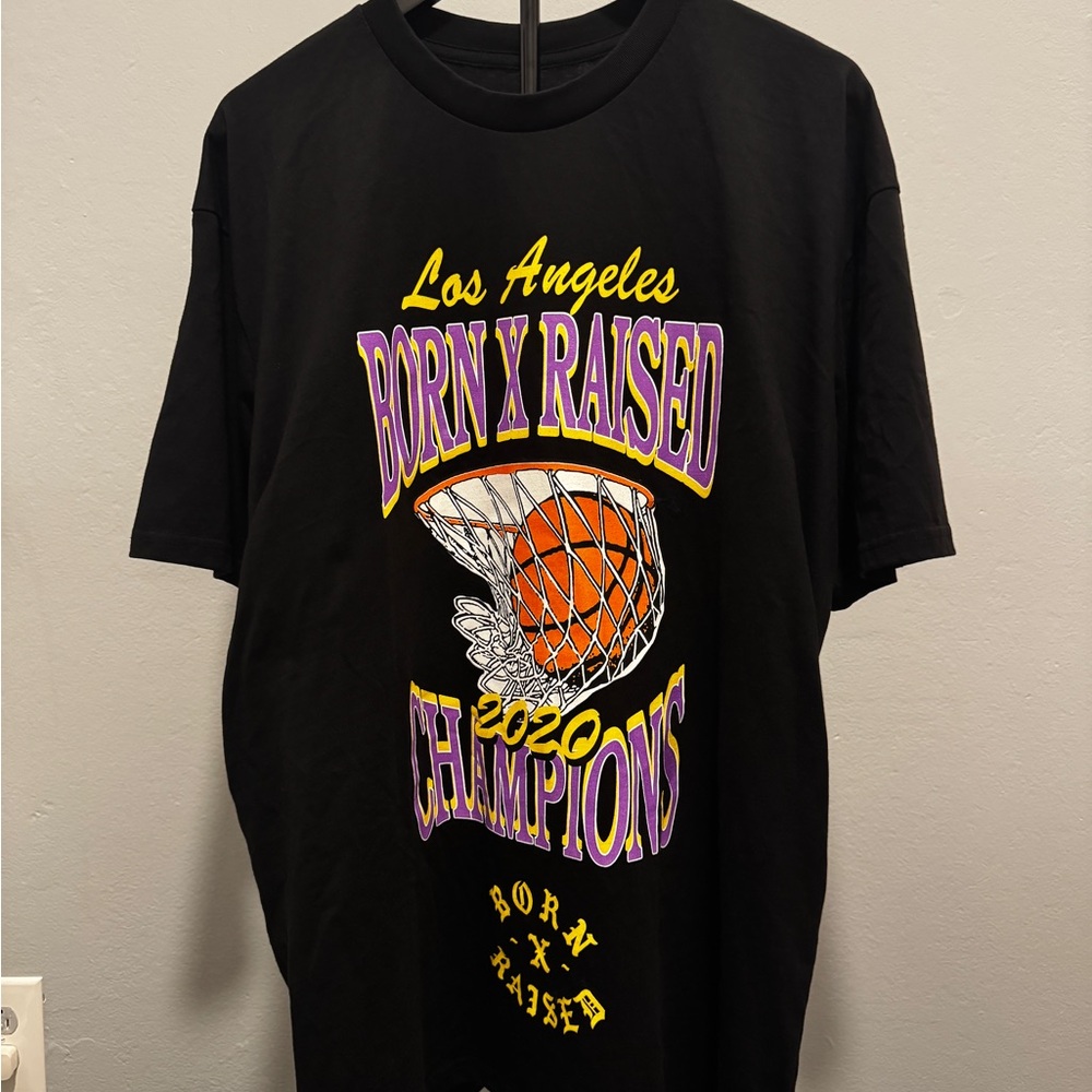BORN X RAISED Black Graphic Tee